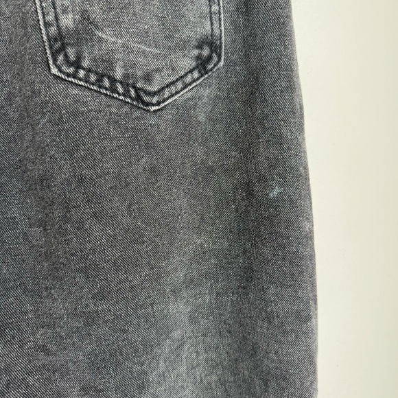 Distressed Black Denim Painters Jeans - Picture 6 of 14